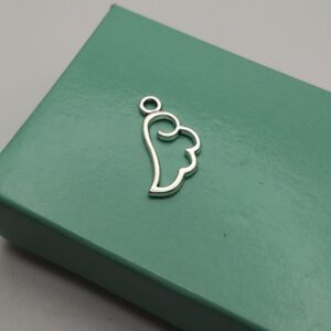 Rain cloud heart‎ charm